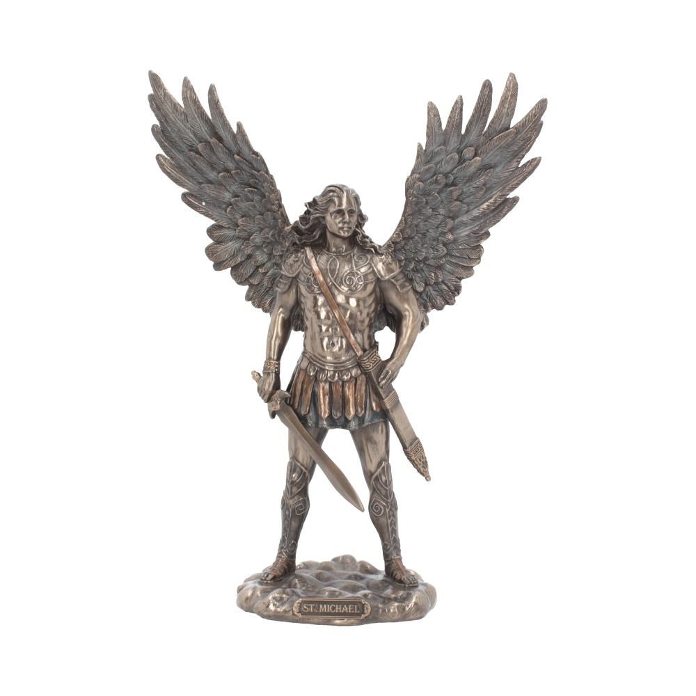 Nemesis Now - Saint Michael Dekorative Figur - Engel - Mehrfarben
